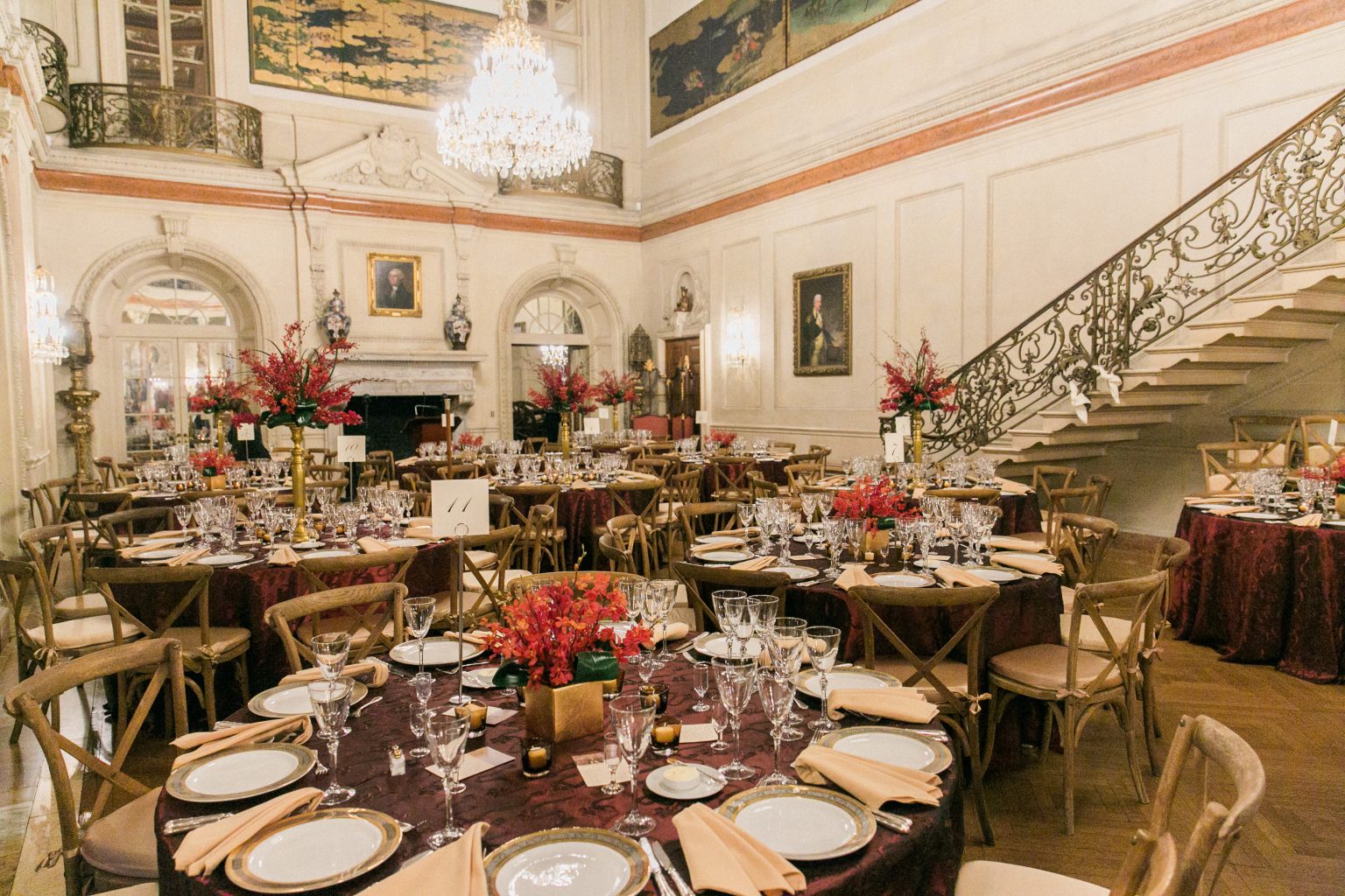 Wide view of Ballroom setting. Photo by Jeremy Chou.