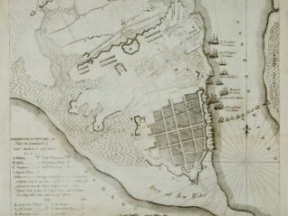 Sketch of the Operations before Charleston the Capital of South Carolina by Abernethie, 1780.