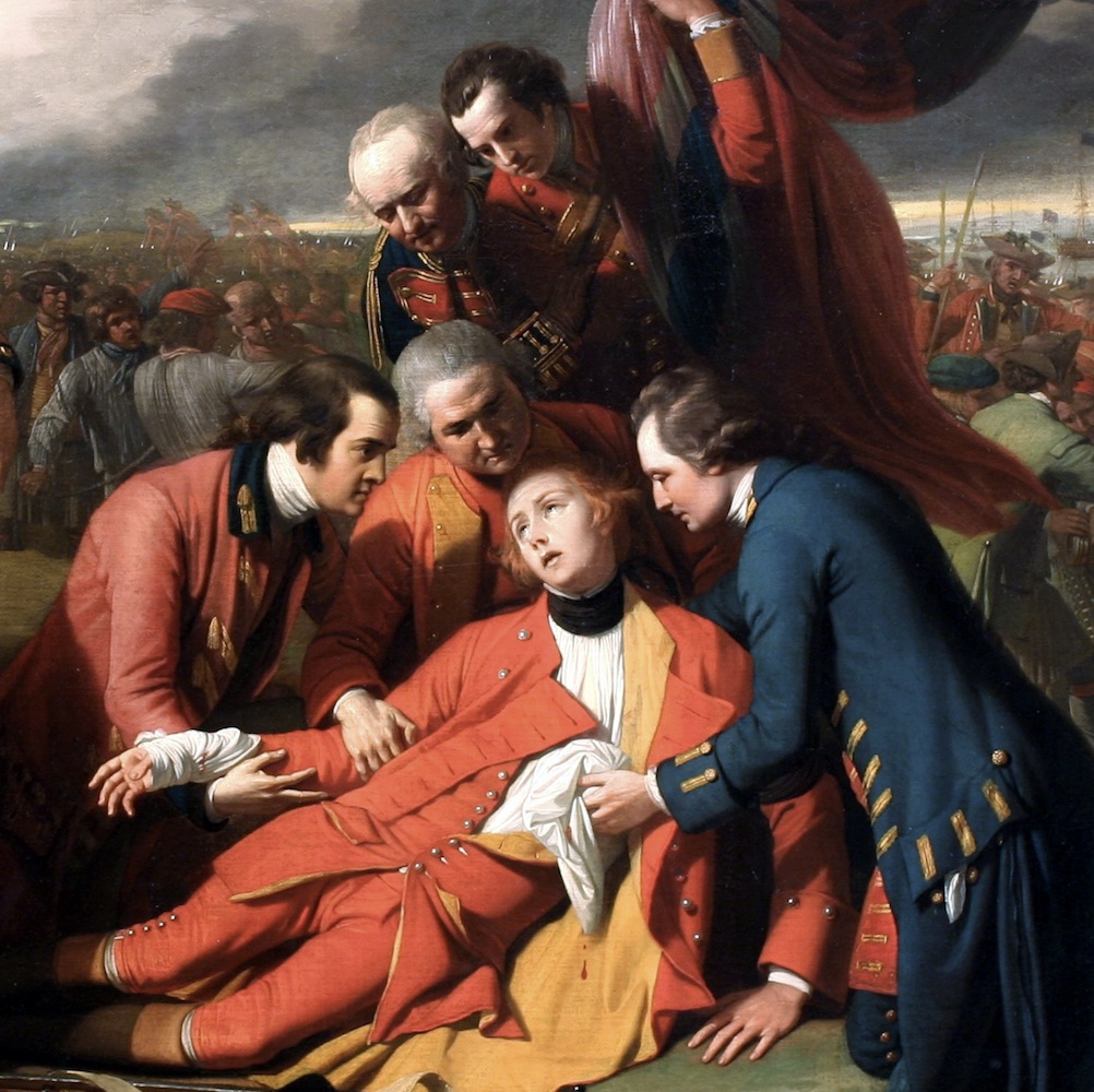 James Wolfe, depicted here in a painting by Benjamin West, is the subject of the first Master Teacher Lesson in The Shaping of the Revolution.