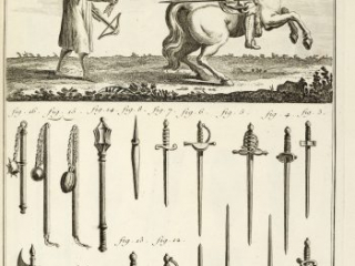 Click for a larger view. Medieval soldiers with medieval weapons