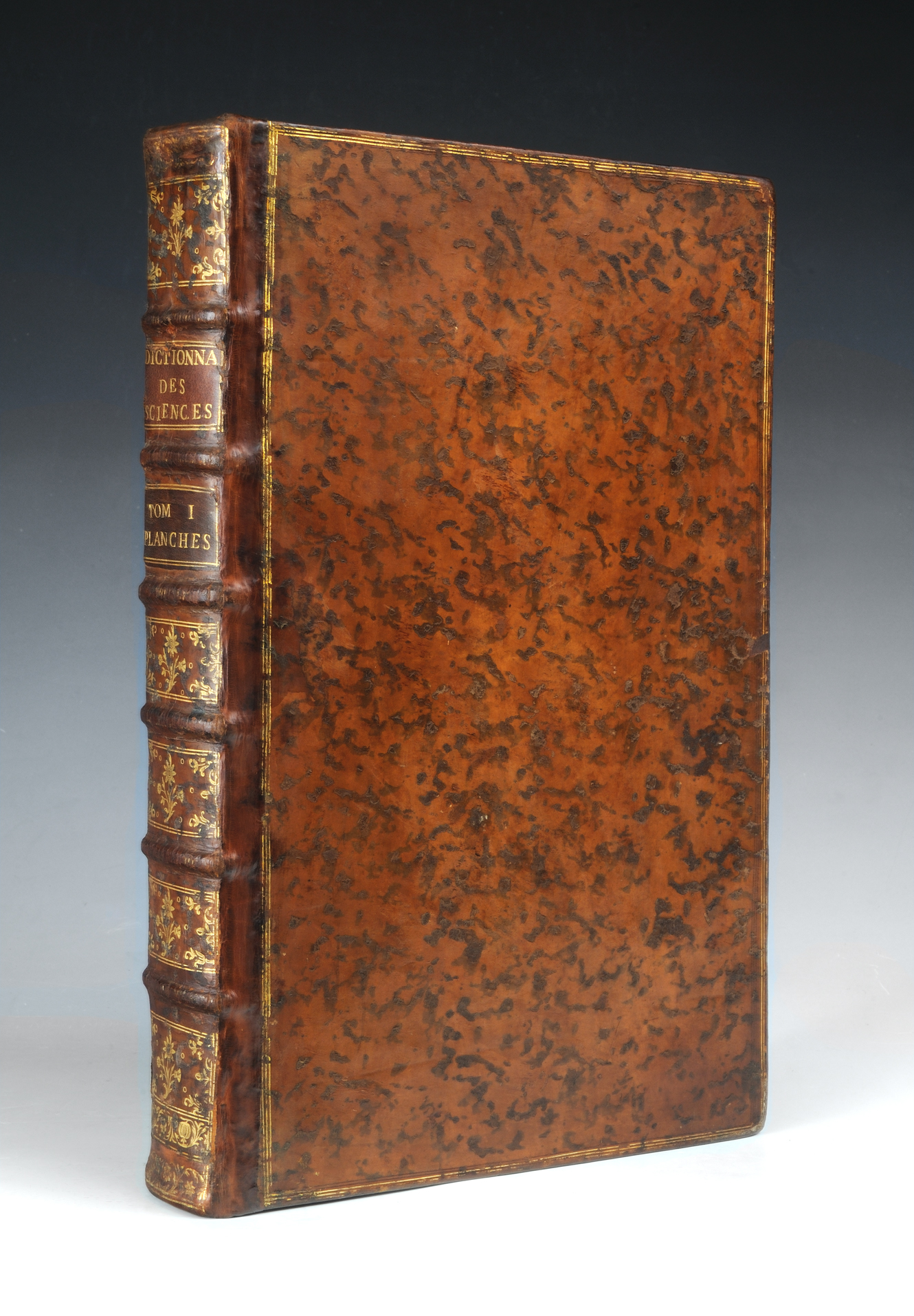 Diderot's Encyclopédie in leather binding