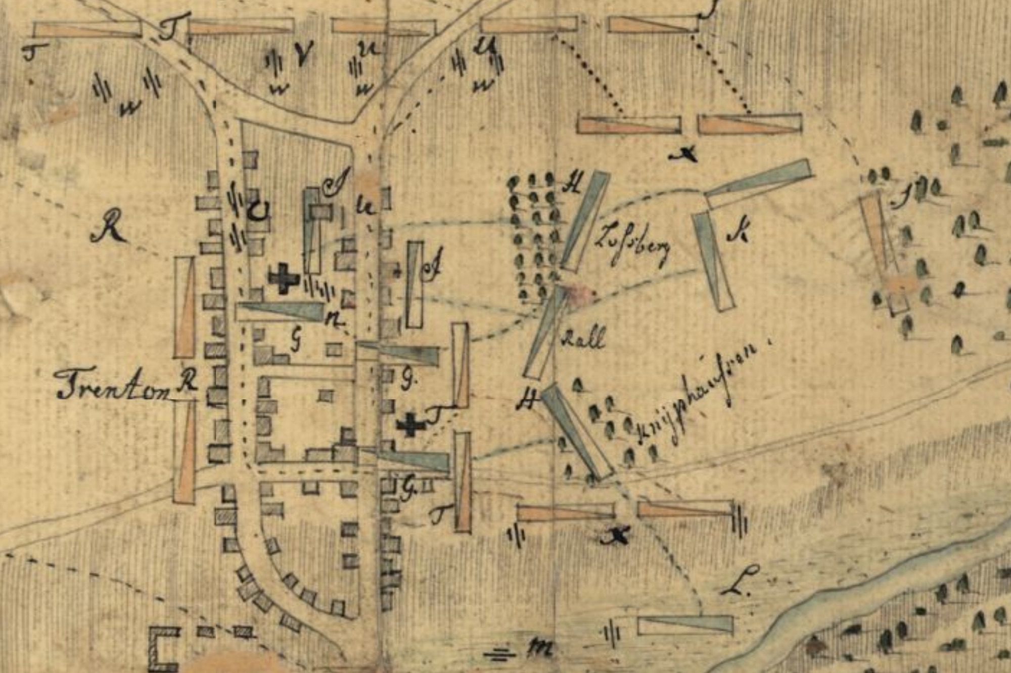 This map of the Battle of Trenton drawn immediately after the battle is one of the ten great maps of the Revolutionary War.