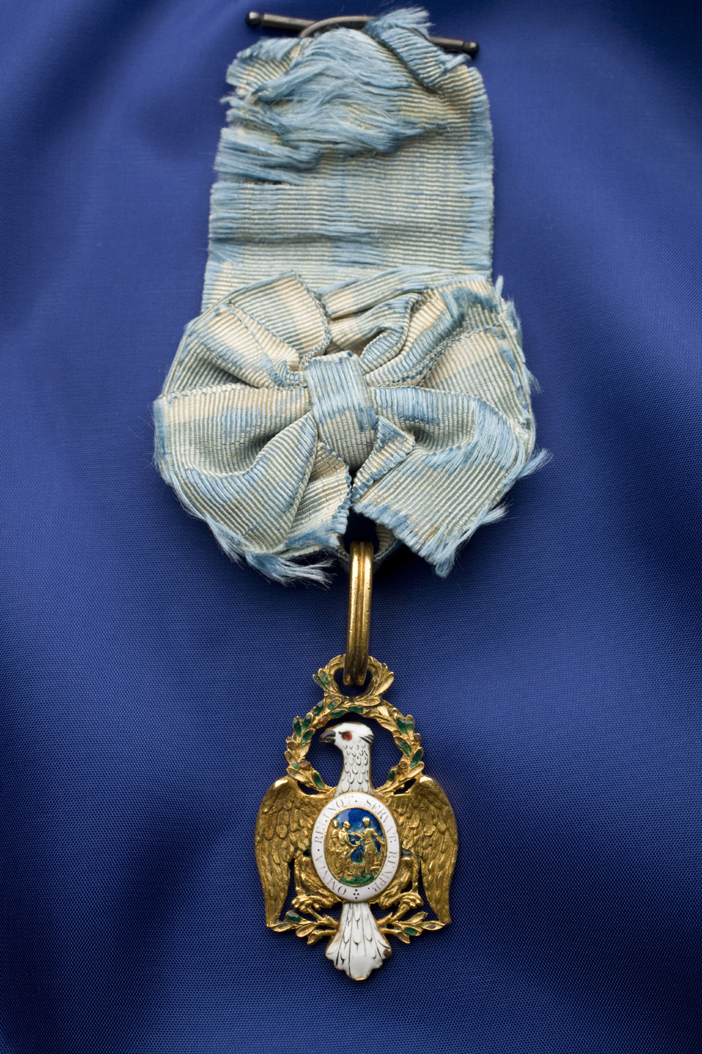 Tench Tilghman's Society of the Cincinnati Eagle with ribbon