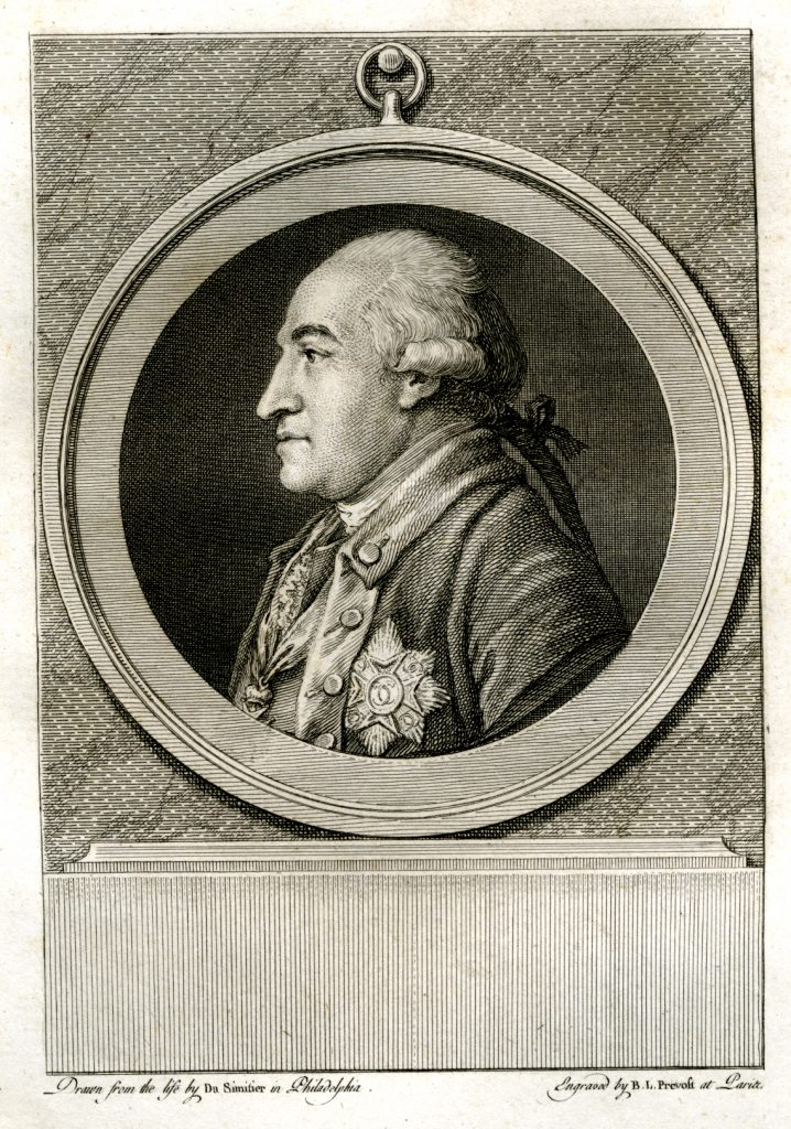 Engraving of General Steuben