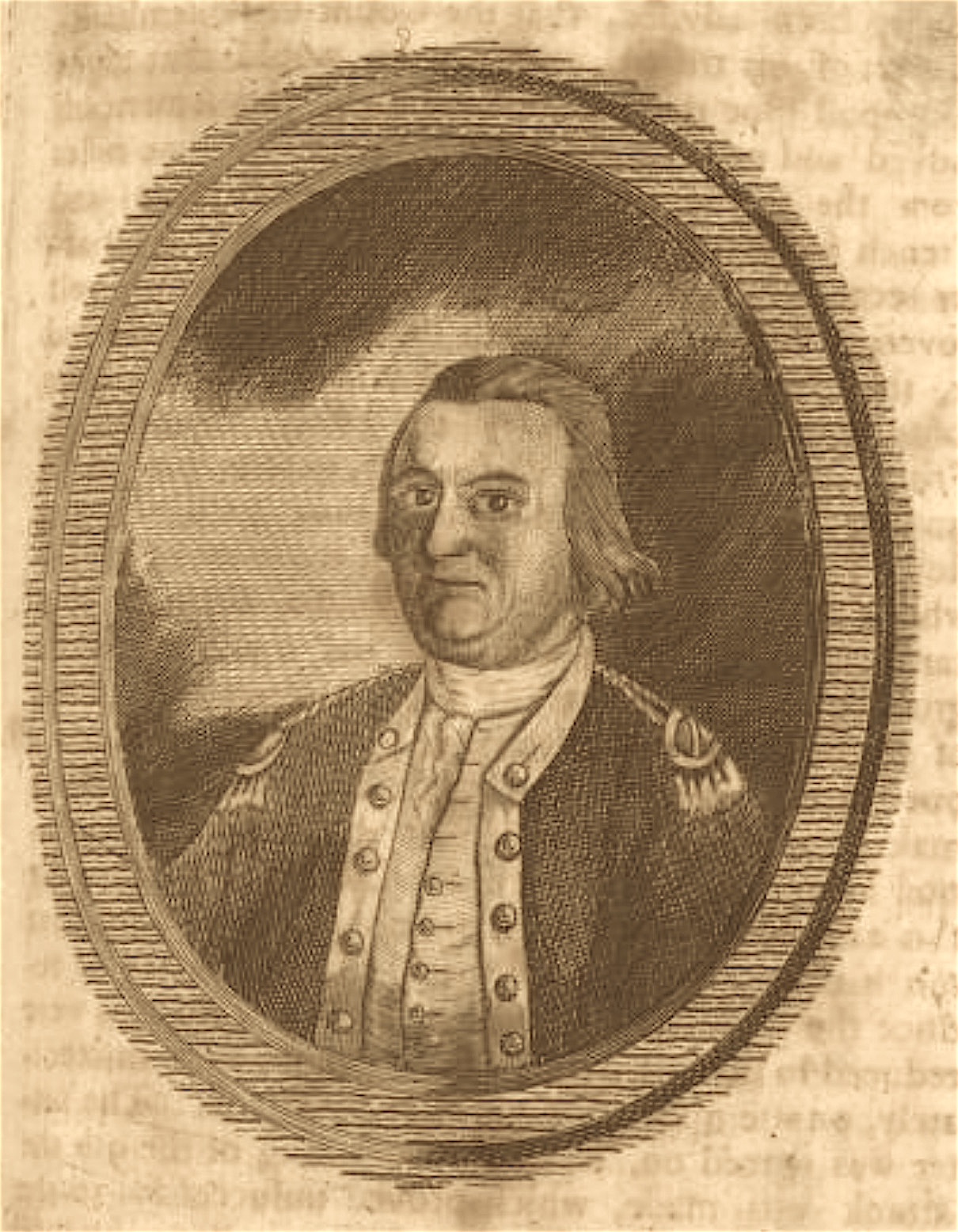 Benjamin Lincoln went home to Hingham a few months after this engraved portrait was published in 1782