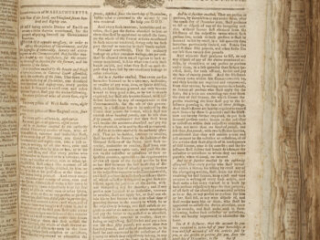 The Independent Chronicle and the Universal Advertiser Boston: Powars & Willis, November 15, 1781