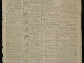 Click for a larger view. The Pennsylvania Packet Philadelphia: John Dunlap, November 14, 1786