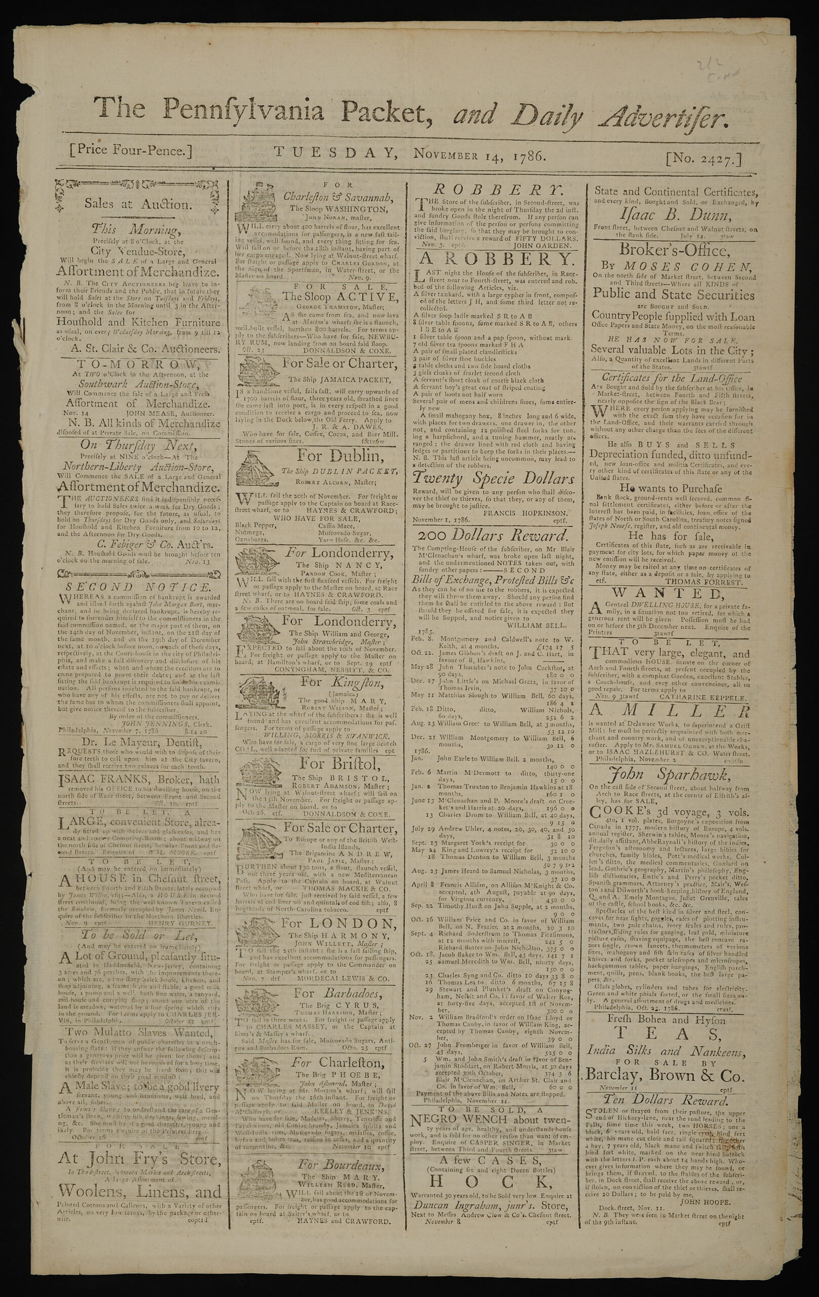 Newspapers - The American Revolution Institute