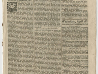 The London Chronicle London: Sold by J. Wilkie, April 27-29, 1784