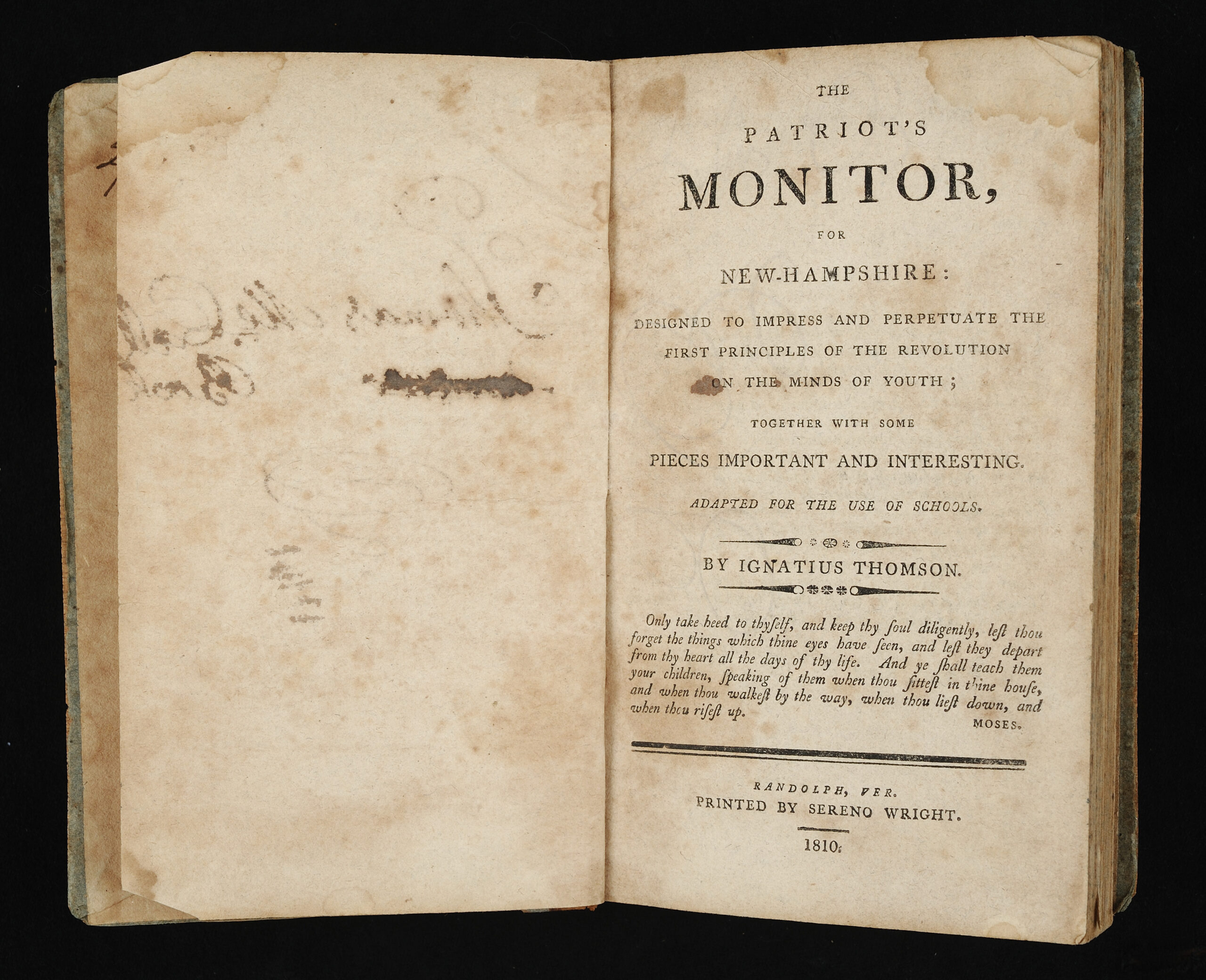 L2021M89 1810 M The patriots monitor title page opening large