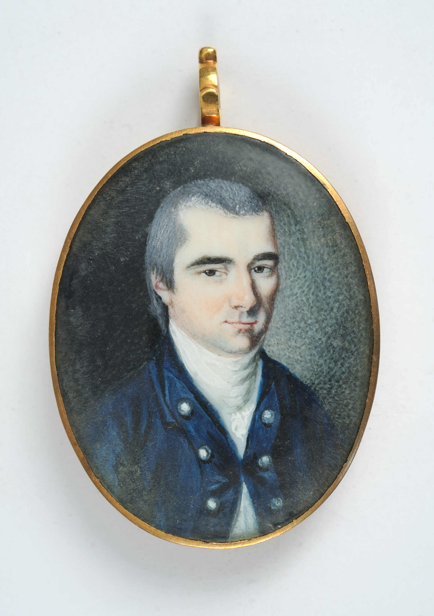 Barnabas Binney watercolor portrait miniature William Verstille circa 1779-1783