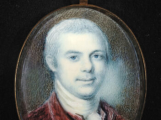 Nathan Dorsey portrait miniature by Charles Willson Peale circa 1775