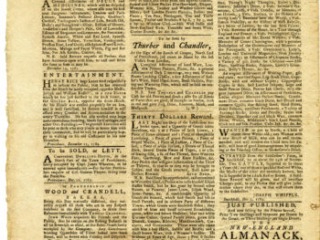 The Providence Gazette and Country Journal Providence: W. Goddard, December 20, 1783