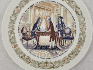 Limoges plate front.