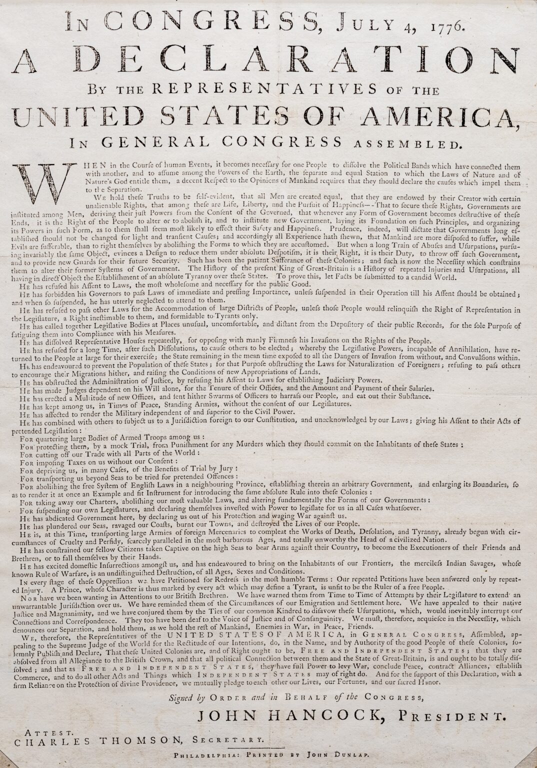 Have You Seen the First Declaration? - The American Revolution Institute